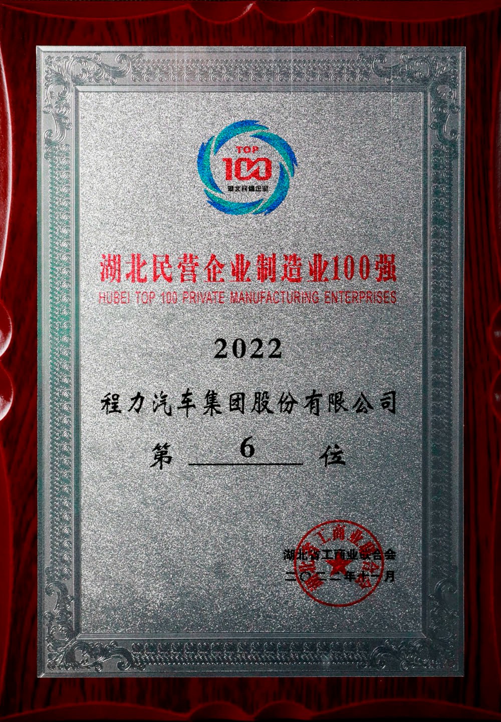 湖北民营企业制造业100强